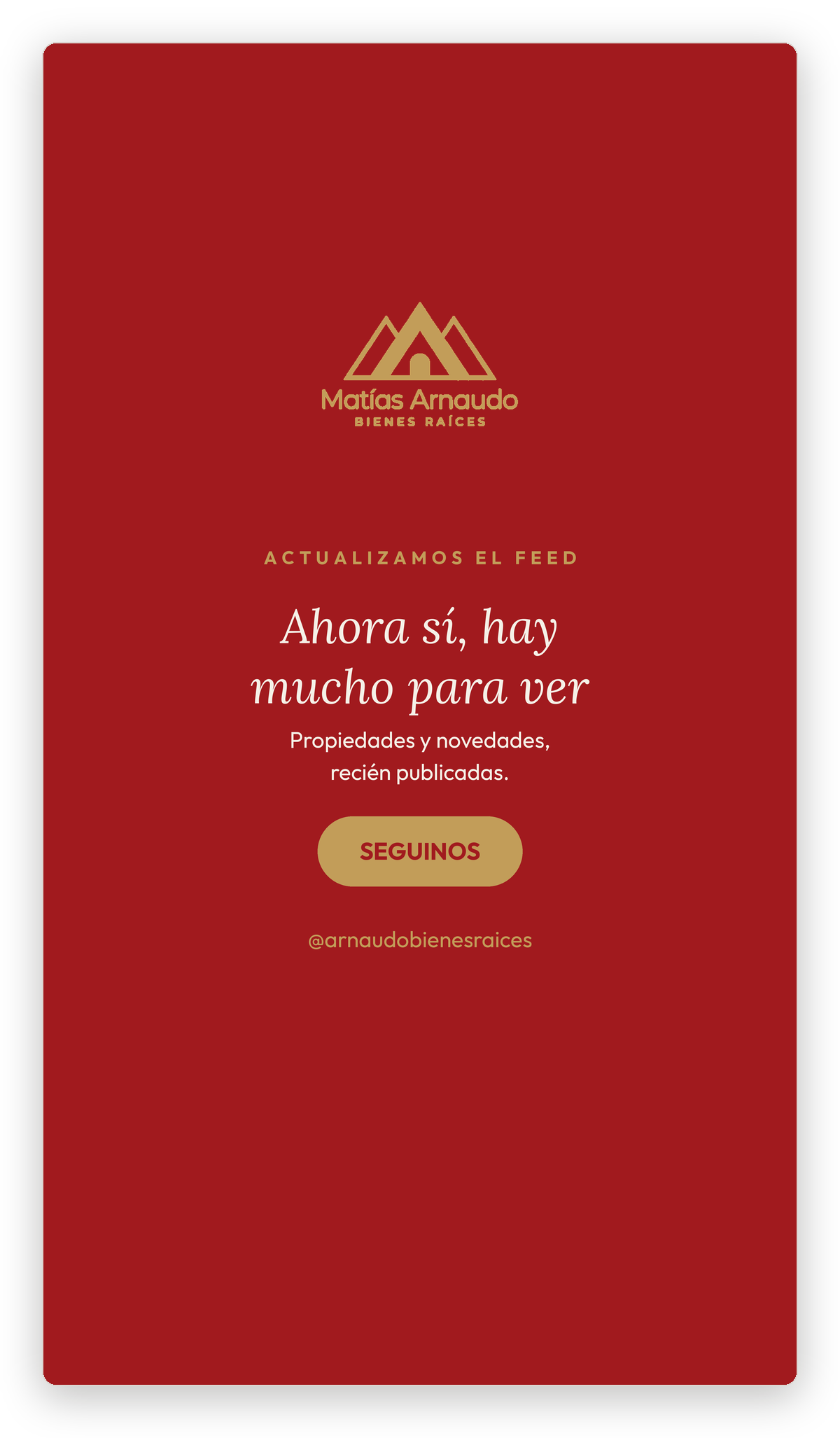 Pieza de story de reactivación de feed